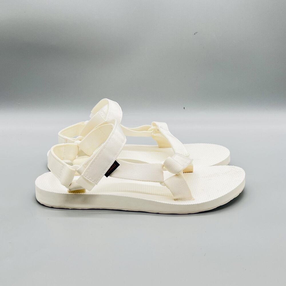 Teva Sandals Women 9 White Nylon Original Universal Strappy Outdoor Hiking Shoes